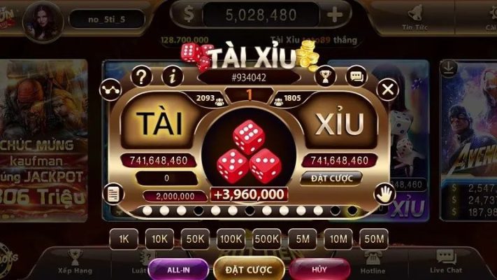 All in game tài xỉu tại Gemwin để trải nghiệm cảm giác hồi hộp và may mắn